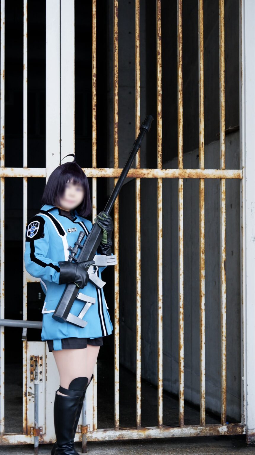 コスプレフォトご紹介【ワールドトリガー 雨取千佳 銃(アイビス 
